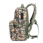 Tripole Captain 25 Litres Tactical Backpack with MOLLE Webbing and Carabiner (Digital Camouflage)