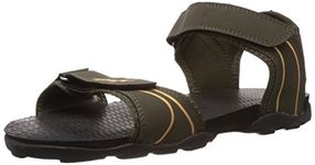 Sparx mens SS 703 | Latest, Daily Use, Stylish Floaters | Yellow Sport Sandal - 9 UK (SS 703)