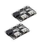 2Pcs 12V to 5V QC3.0 DC USB Buck Co