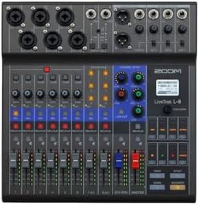 Zoom LiveTrak L8 Digital Podcast Mixer and Recorder