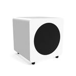 Kanto SUB8 Sealed Powered Subwoofer | 300W Peak Power | 8" Woofer | Vinyl | Matte White