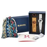 SUNYIN Wooden&Metal Kazoo,Beautiful Gift Box for Kids and Adults,Gift Packge of Musical Instrument Toys For All Ages