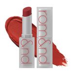 Rom&nd Zero Matte Lipstick - Lightweight, Velvety Matte, Buildable, Long-Lasting, Non-Drying - 02 All That Jazz, 3g