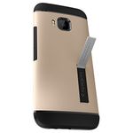 HTC One M9 Case, Spigen [AIR Cushion] Slim Armor Case [Kick-Stand] for HTC One M9 (HIMA) - Champagne Gold (SGP11388)