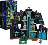 DC Comics, Batman: Bat-Tech Batcave, Giant Transforming Playset with Exclusive 4” Batman Figure and Accessories, Kids Toys for Boys Aged 4 and Up (6060830)