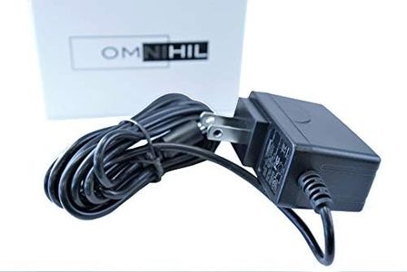 [UL Listed] OMNIHIL 8 Feet Long AC/DC Adapter Compatible with GPX Dual Alarm Clock Radio (PLL) - C224B