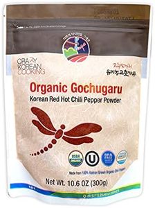 Crazy Korean Cooking Gochugaru, Organic Kosher Korean Red Hot Chili Pepper Flakes (10.6 OZ (300g))