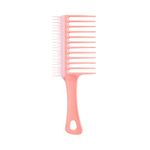 Tangle Teezer Wide Tooth Comb, Double Sided to Detangle and Define Strands, for 3C to 4C Curly Hair, Peach