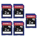 EASTBULL 5-Pack of SD Card 2GB Clas