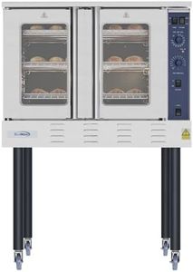 KoolMore 38 in. Full-Size Single Deck Commercial Natural Gas Convection Oven 54,000 BTU in Stainless-Steel (KM-CCO54-NG)