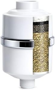 Crystal Quest Shower Filter without Shower Head - White - Advanced Multi Stage Filtration for Cleaner Water - Removes Chlorine, Heavy Metals - Promotes Healthier Skin, Softer Hair - Long-Lasting