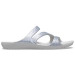 Crocs Women's Kadee Ii Sandals, Silver Glitter, 4