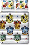 Harry Potter “House Crest” Duvet Cover Set – Double