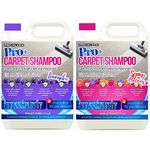 Pro-Kleen Pro+ Carpet and Upholstery Cleaning Solution Shampoo, 5L (Lavender) & Pro+ Carpet Shampoo and Upholstery Cleaning Solution – Pet Carpet Cleaner with Odour Removal(Spring Bloom)