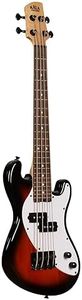 KALA U・Bass Ukulele Base Solid Body Series Okume Body Round Wound String Specifications UBASS-SB-TB-FS [Gig Bag Included]