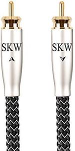 SKW High End WG Series Subwoofer Cable RAC to RCA Cord 6ft/2M
