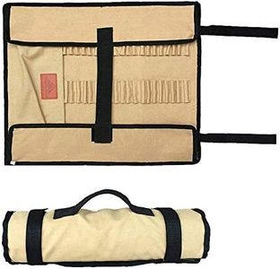 CAMPINGMOON Cotton Canvas Tent Stakes Case Storage Bag Max 13.78’’/35cm in Length Beige Color B135