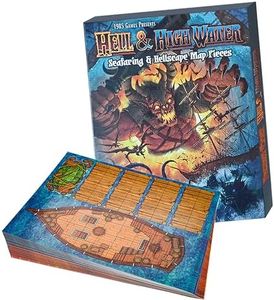 Dungeon Craft Hell & Highwater Board Game, Loose Leaf Inside a Custom Box, Water Resistant, Dry Erase by 1985 Games