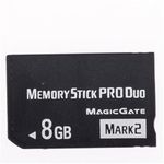 High Speed 8GB Memeory Stick Pro Duo (Mark2) PSP Memory Card Compatible with SONY PSP1000 2000 3000 Camera Memory Card