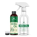 AGRIGENIC Pure Cold-Pressed | organic neem oil for plants insects spray | Natural Plant Defense, Boosts Growth, Safe for Bees & Earthworms | neem spray for plants for insects (1)