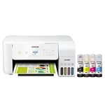 Epson EcoTank ET-2720 Wireless Color All-in-One Supertank Printer with Scanner and Copier - White