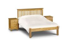 Julian Bowen Bed, Wood, Natural, Double