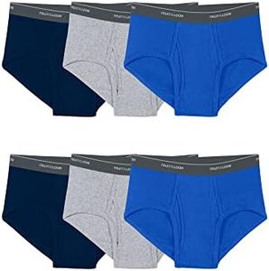 Fruit of the Loom Men's Fashion Brief (Pack of 6), Solids, Medium