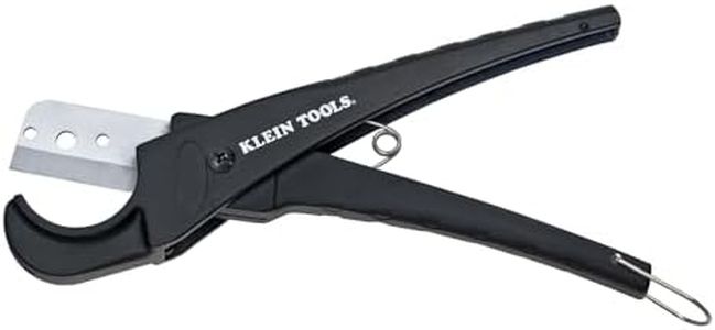 Klein Tools 50506SEN Flexible Pipe Capacity PVC Cutter with 1-3/8 and 3/4-Inch PVC Capacity
