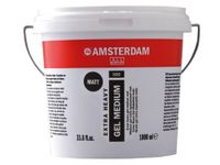 ACRYLIC EXTRA HEAVY GEL MEDIUM MATT BUCKET - 1 LITRE