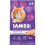 IAMS Proactive Health Healthy Kitten Dry Cat Food with Chicken, 1.59kg Bag