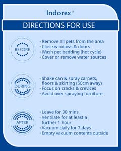 Virbac Indorex Defence Spray 2-Pack – Household Flea Control