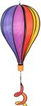 CIM Satorn Balloon 28 Rainbow Twist Wind Chime Weather-Resistant Balloon Diameter 28 cm x 48 cm Basket 4.5 cm x 4 cm Includes Suspension Gift Idea