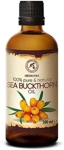 Sea Buckthorn Oil 3.4oz (100ml) - Pure & Natural Base Oil - Hippophae Rhamnoides - Carrier Oil for Hair - Nails - Face & Body - Wellness - Beauty