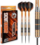 Red Dragon Amberjack 11: 30g Tungsten Darts Set with Flights and Stems
