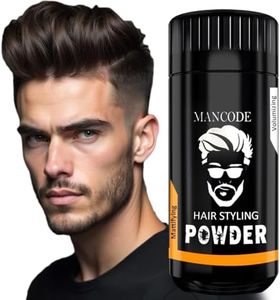 MAN CODE Hair Volumizing Powder Wax for Men, Hair Powder, Hair Wax Powder for Boys, Natural & Safe Hairstyling Powder, Strong Hold & Matte Finish, Zero Toxin Hair Styling Powder (20g)
