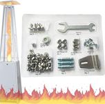 Outdoor Pyramid Propane Patio Heater ​Master Bolt Set - Heater Replacement Hardware Set for Square Glass Tube Patio Heater,polt & Nut & Stud & Wing Nut&fixing Bracket