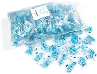 Quality Foam Earplugs - 200 Pairs Bulk Pack - Ideal Ear Plugs for Sleeping, Noise Cancelling, Snoring, Travel, Shooting, Study, Work, Construction, and Safety Hearing Protection - 32 dB NRR - Blue