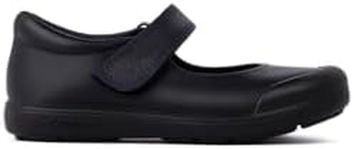 Conguitos Colegiales Marino Piel Lavable De Niña - Zapatos Colegiales Infantiles de Piel (Azul Marino/Talla 29)