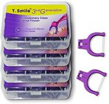 T.Smile Evolutionary Clean Dental Flossers, Kit of Long Handle(s) Plus Refillable Heads (No Handle Included +200 Tightened 2-strand Refills)