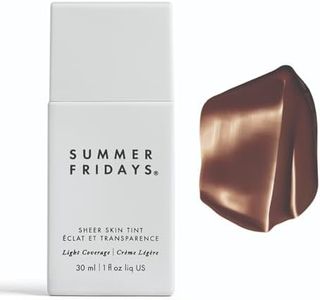 Summer Fridays Sheer Skin Tint - Skin Tint with Hyaluronic Acid - Helps Diminish Uneven Skin Tone - Sheer to Light Coverage - Shade 9 - Rich Deep with Neutral Cool Undertones (1 Fl Oz)