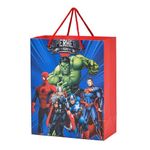 PPJ ® -HAPPY BIRTHDAY (SUPER HEROS THEME) PARTY (30 Pcs.) PAPER CARRY BAG, 10 Inch X 8 Inch X 4 Inch RETURN GIFT/HAPPY BIRTHDAY/RETURN GIFTS/GIFTS/GIFT BAGS/GIFT COVERS (Pack of 30)