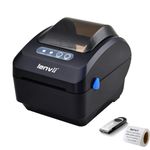 LENVII 3 Inch Thermal Label Printer | 80MM Barcode Printer Suitable for with Width of 2" | 3" Sticker Labels | 203 DPI | 127mm/s(5")Printing Speed | Thermal Printer Compatible with Windows,Mac System