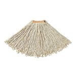 Rubbermaid Commercial Products FGF11800WH00 Premium Cut-End Cotton Mop, 24 oz, 1" Headband (Pack of 12)