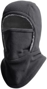 One Piece Soft Warm Mask Hat Winter Daily Outdoor Sports, Dark Gray | Soft Integrated Windproof Balaclava with Face & Neck Cover, Winter Full Face Cover Hat for Daily Outdoor Sports