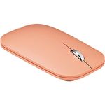 Microsoft Modern Mobile Mouse: comfortable design, right/left hand use, 4-way scroll wheel, wireless Bluetooth mouse for PC/Laptop/Desktop, works with for Mac/Windows computers - Peach