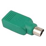uxcell® Mini 6 Pin DIN PS/2 to USB 
