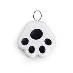 Dog Paw Cute Anti Lost Keychain, Mini Wallet/Pet/Headphone Boxes/Key/Little Objects Searcher, Smart Tracker For Pet Dog/Child, With GPS Location Function On Your Phone, Bluetooth Searching Alarm