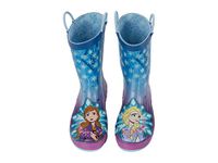 Western Chief Kids' Frozen 2 Licensed Waterproof Rain Boot with Easy Pull on Handles Blue Size: 1 Little Kid