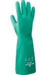 SHOWA 717 Unlined Chemical Resistant Nitrile Safety Work Glove, 13" Length, 11-mil, X-Large (Pack of 12 Pairs)