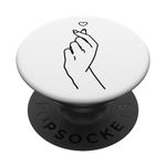 PopSockets Kpop Lover Korean K-pop Heart Hand Kdrama PopSockets Swappable PopGrip